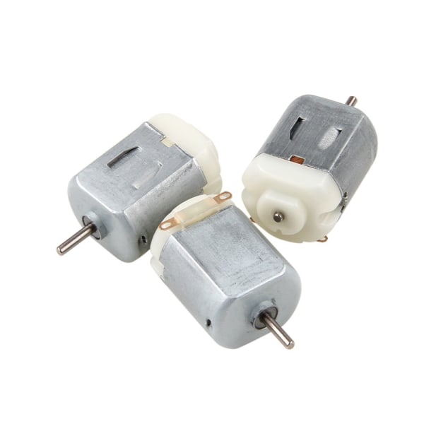 3 stk. Miniature DC-motor 3V-6V 130 til elektrisk legetøj, bil, robot, gør-det-selv