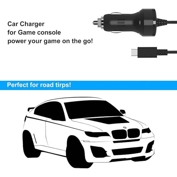 Autonlaturi yhteensopiva Nintendo Switchin ja Lite-version kanssa, universaali nopea autonlaturi wit