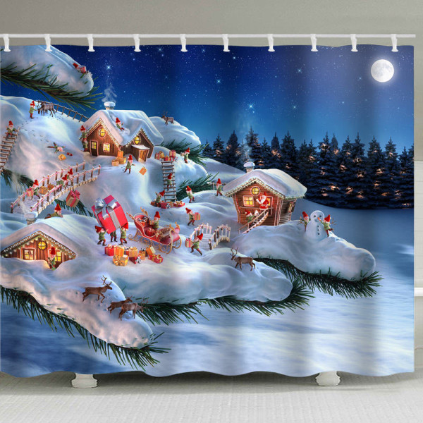 Julebruseregardin Renser Julemand 180 x 180 cm Badekar C