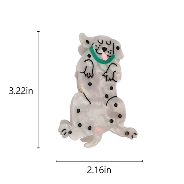 Dalmatian-koiran kynsiklipit, selluloosa-asetaattihiuspihdit, pienet kynsiklipit naisille