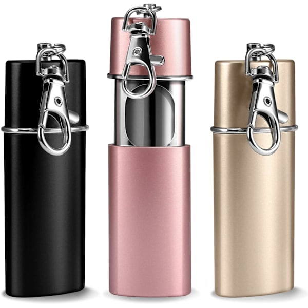 Taskukokoinen tuhkakuppi 3 kpl Kannettava Mini Travel Tuhkakuppi Anti Odor W