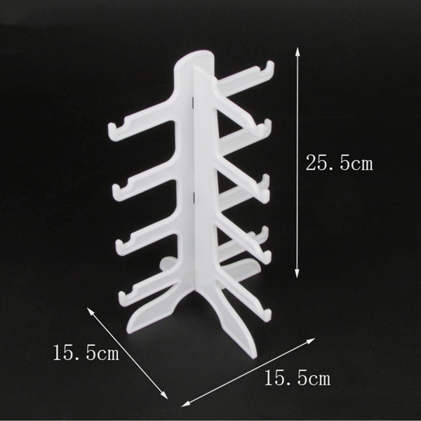 2 st glasögonställ, solglasögonhållare kreativa plastglasögonhylla 4-lag