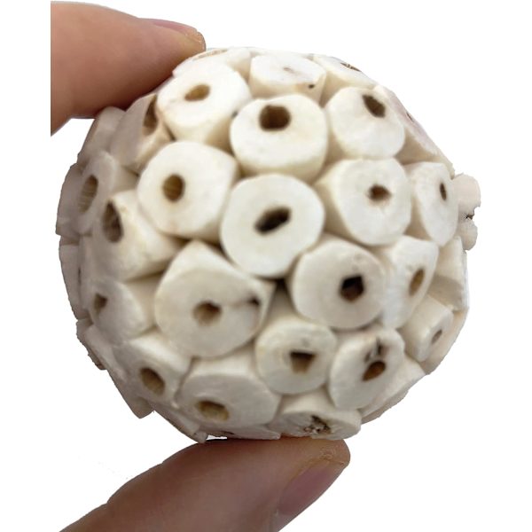 Ball Foot Beak Chew Feed Naturlig Organisk Små Dyrebolde (6