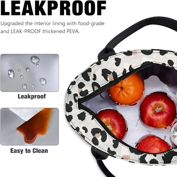 Lunchväska Kvinnor Lunchväskor för Vuxna Lunchbox för Kvinnor Läckagesäker Isolerad Lunchbox Lunch Tote Bag Lunchkylväska
