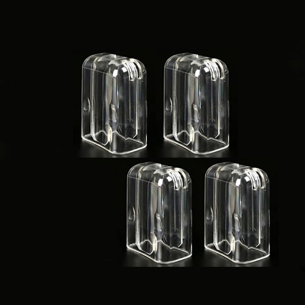 3x2x1cm Läpinäkyvä Sähköhammasharjan Pään Suojus, 4 kpl
