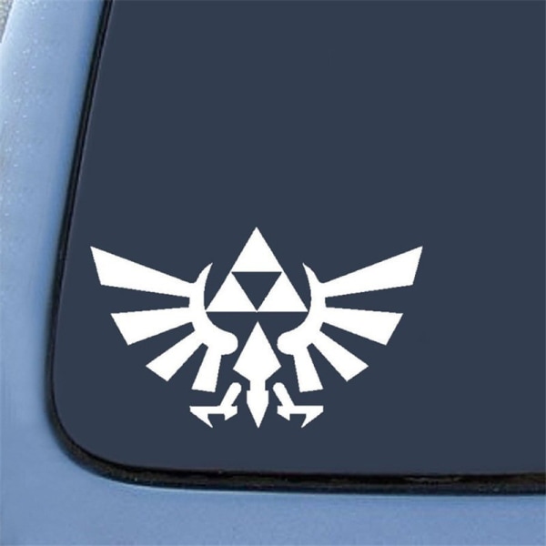 2 kpl Triforce-siipitarraa 6,1\" x 3,7\" (musta ja valkoinen)