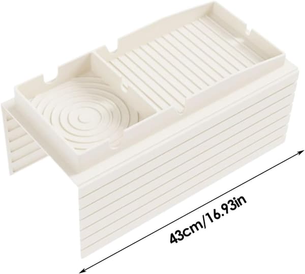 Sofabrett for armlene, silikonunderlag med koppholder | Armlene koppholder - for stue, studio, leilighet