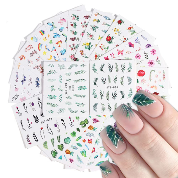 Nail Stickers til Kvinder Nail Art Accessories Decals Fresh Nail Ar