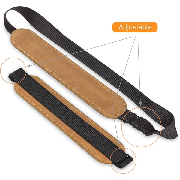 Nahkainen kynäteline Apple iPadille (2./1. sukupolvi) Säädettävä kynäkotelo iPad-tabletille, Stylus-pidike, Kynänsuojus Applelle (Vintage Brown)
