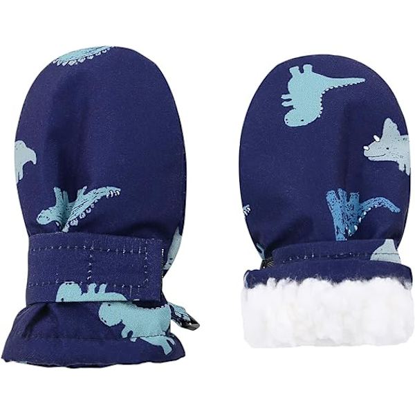 Toddler Votter Vanntett Snøhansker Barnehansker Fôret Fleece G