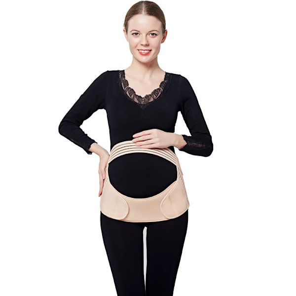 2 st Maternity Pregnancy Support Belt, Andningsbar Graviditet Be