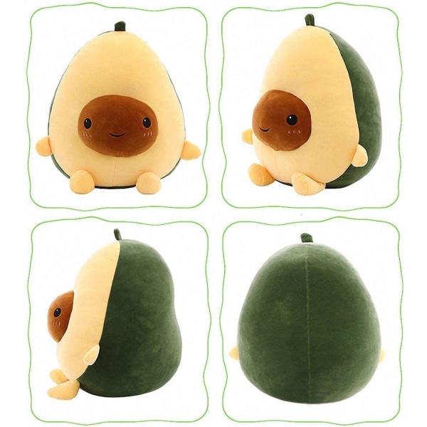 (Gul, 30 cm) Dejligt sødt Avocado Plys Avocado Legetøj til piger og venner