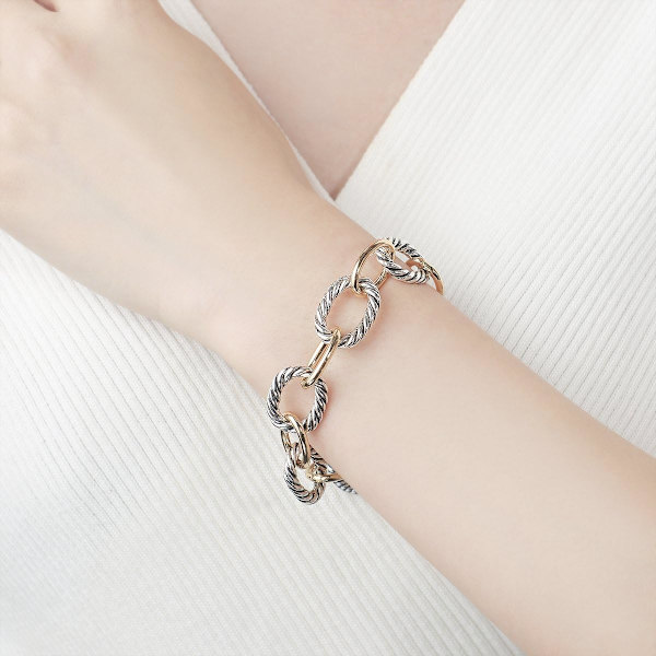 Armbånd Smykker Kabelledning Vintage Valentinsdag Julegave