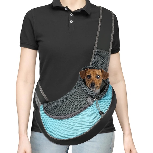 Dog Carrier, Breathable Mesh Puppy Carrier, Portable Cat Travel