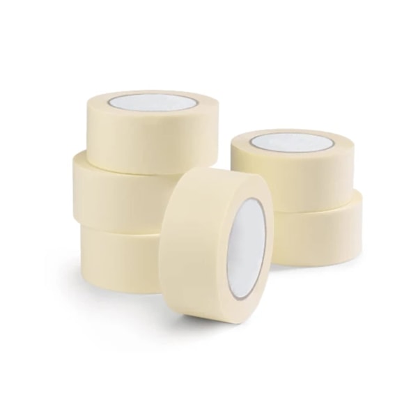 (6-pak - 20 m) Malertape til maling og maskering uden klæberester, fås i 6-pak, 50 mm x 20 m