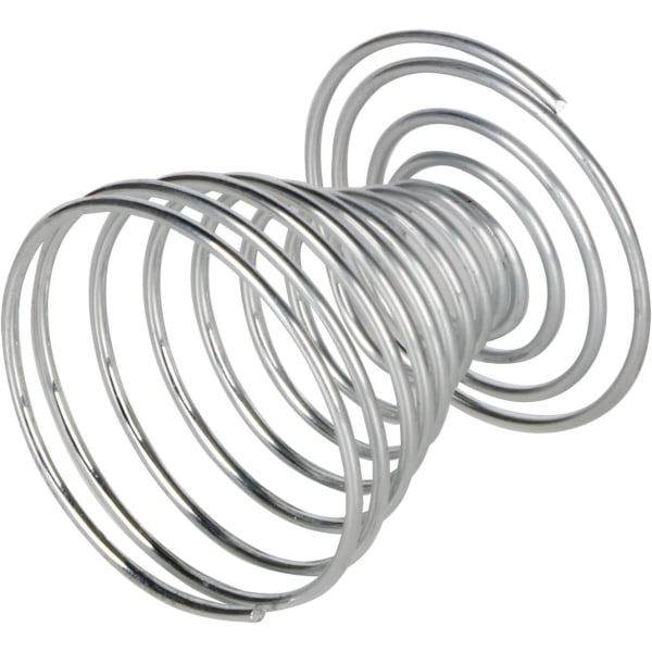 3 x Stainless Steel Wire Spring Spiral Egg Cups