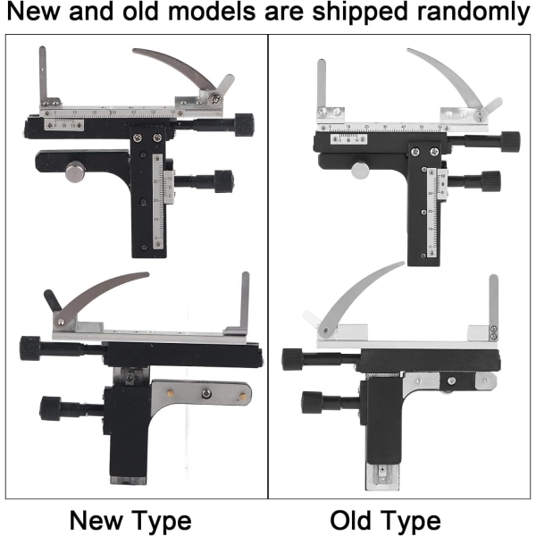 Ammattimainen X-Y-mikroskoopin paksuus, kiinnitettävä siirrettävä alusta, jossa on vaaka mikroskoopille