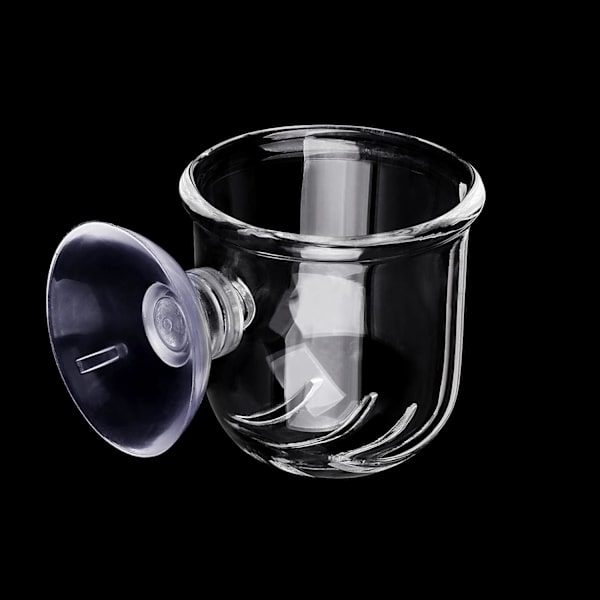 Røde Orme til Akvarium - Krystalglas - Fiskefoder - Sole - Rejer - Rød Orm - Akvariefoderdispenser med Sømme