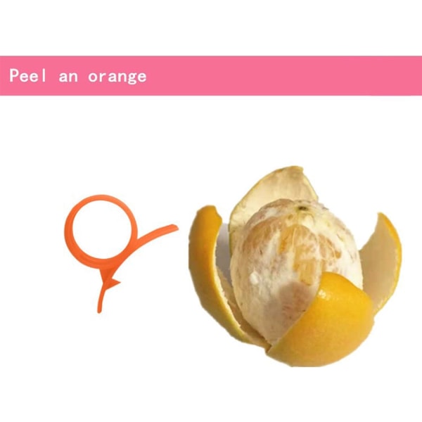 4 stk. Citrus Zester Skræller, Appelsinskræller Citrus Fjerner