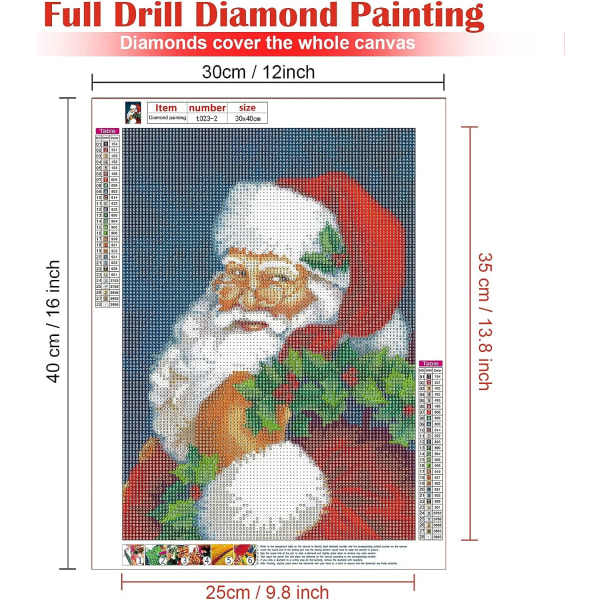 5D julmålning med diamond painting (30*40) 34