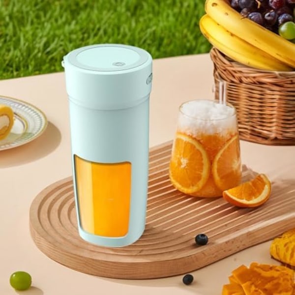 500ml Bärbar Juicekopp, Bärbar Juicekopp – Laddningsbar Elektrisk Smoothie | Multifunktionell Personlig Juice, Frukt