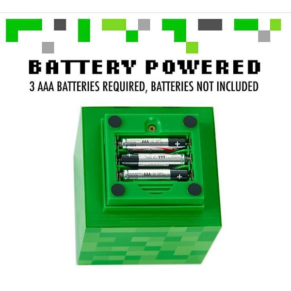 Minecraft Creeper-lys med officielle Creeper-lyde Batteri