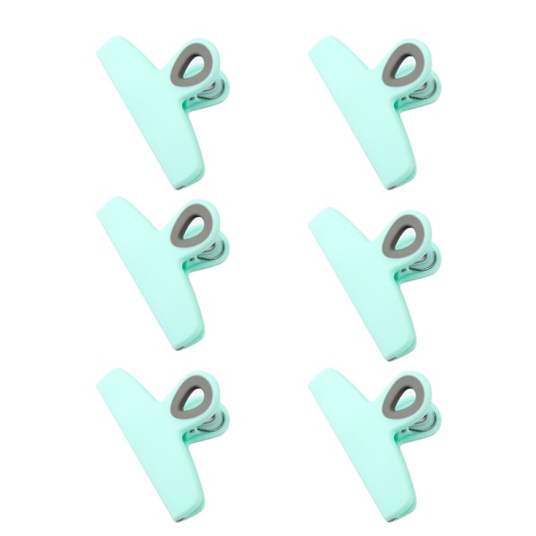 6 Store Stærke Poseclips, 5\" Chipsposeclips, Store Mad