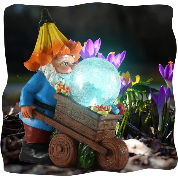 Puutarha Gnome -koristeet Aurinkovoimalla Ulkokoriste Gnome