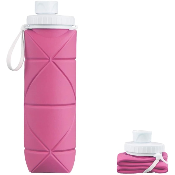 Lekkasjesikker sammenleggbar vannflaske, varmebestandig reiseflaske