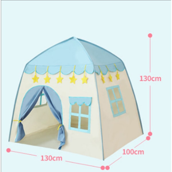 （Blå）Barnens tält inomhus Stort barntält Leksaker för baby