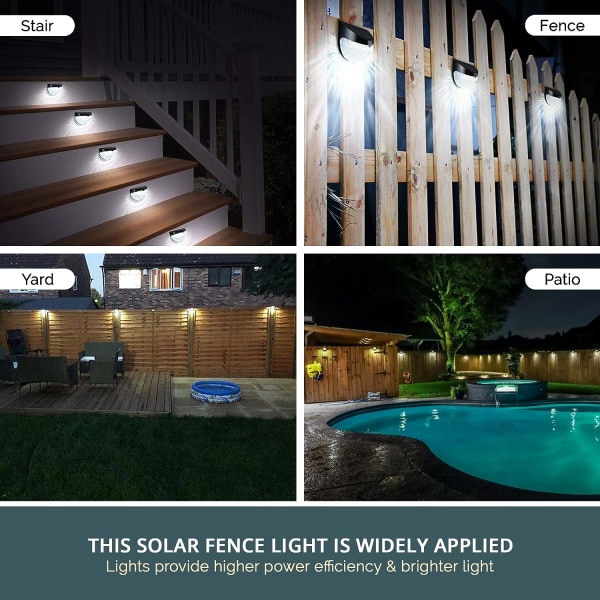 Solar Fence Lights | Garden Lights | Outdoor LED Wall Lights, Wir