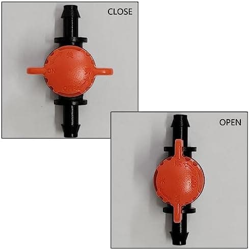 40 stk. Havevandingsventiler til Dripperige Systemer - til Dripperige Systemer 4/7 Dobbelt Pig Mini V
