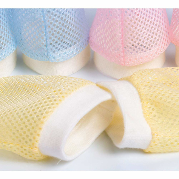 6-pack baby mesh-handskar i spandex, anti-scratch-vantar för uni