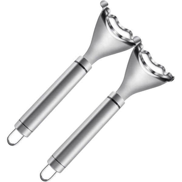 2 stk Magisk Maisskjærer, Kjøkkenutstyr, Rustfritt Stål Maisthresher med Ergonomisk Håndtak, Maisstripper Maiskolbe Stripper