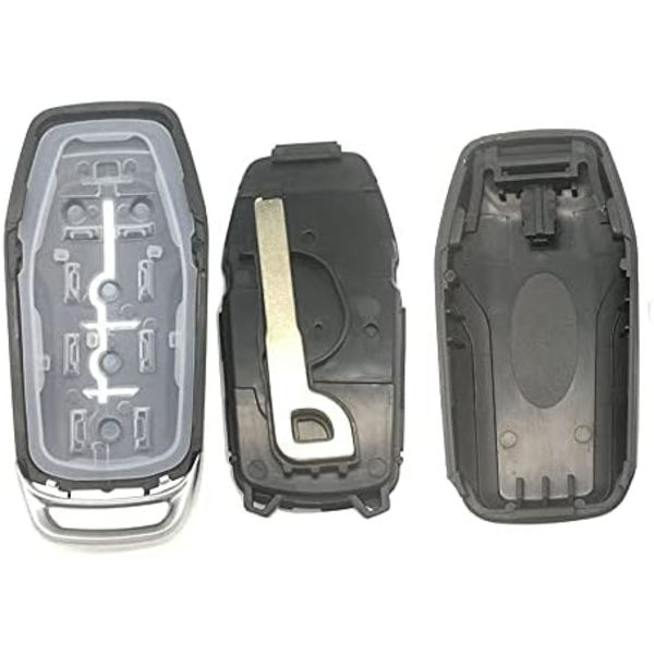 Ersättningsnyckel för nyckelfri åtkomst Smart Key Fob Skal Passar Ford F150 Fusion Explorer Mustang Lincoln MKZ MKC 5 Knappar