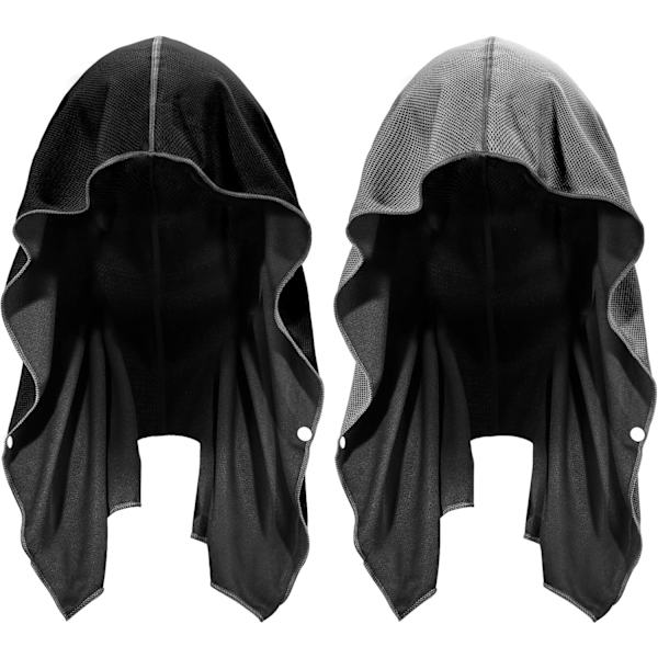 2 st Kylhandduk, Sport Kylande Huvhandduk, Sport Kylande Bandana, Kylhandduk för Nacke och Ansikte för Sport Camping, Strand, Utomhus