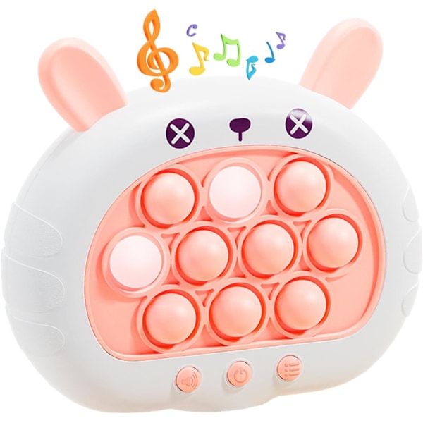 （Kanin）Snabb tryck bubblor Pop Fidget leksak Det spel, Snabb tryck Ligh