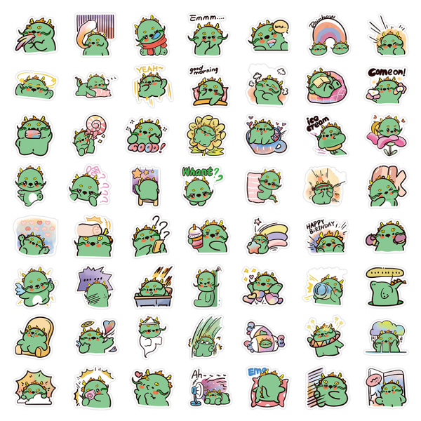 60 st Retro Graffiti Stickers (Stil 6) Vattentät Bil Bagageutrymme Vatten