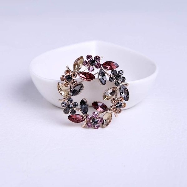 Värikkäät Kristalli Brooch-Neulat Strassinen Brooch Korut Lahja Naisille Tytöille