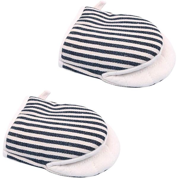 1 par mini ovn luffer mikroovn luffer grydeholder bomuldslinned