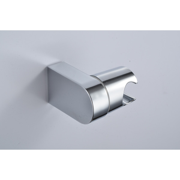 Universal Justerbar Fastgjort Brusehovedholder Krom