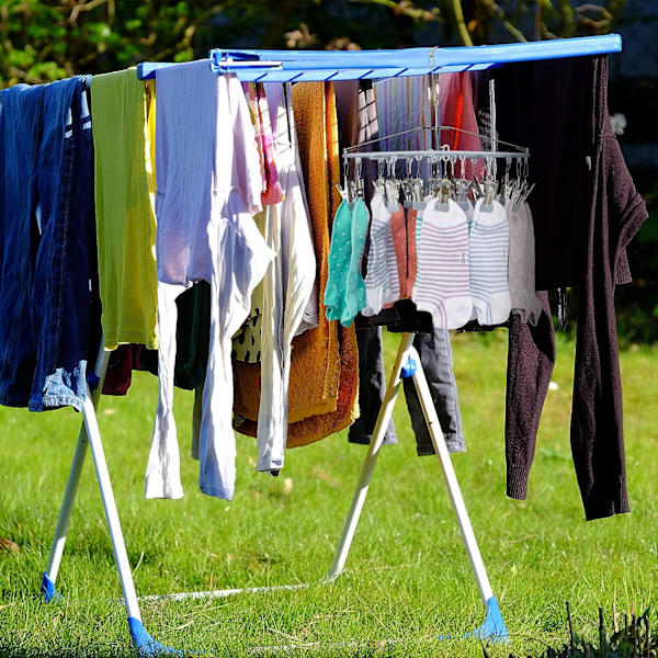 Sock Dryer för Torkställ, 24 Klämmor, Roterande Hängare, för Cam