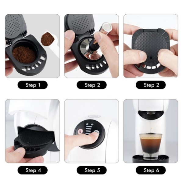 Kaffekapsel Adapter för Dolce Gusto Original Kapslar