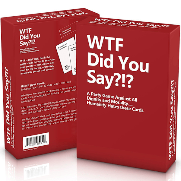 WTF Did You Say - Juhlapeli, jossa ei ole arvokkuutta eikä moraalia - Täysi peli