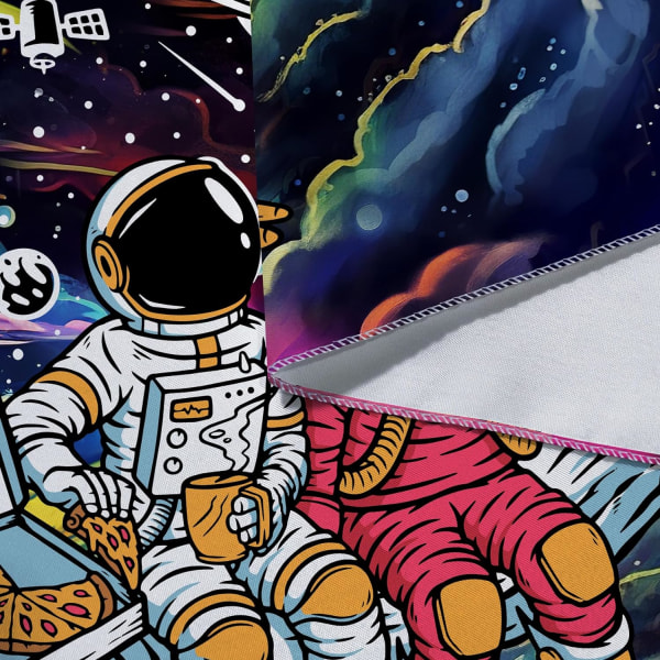 Rom Astronaut Alien Tapestry for Menn Gutter Soverom, Kule Trippy