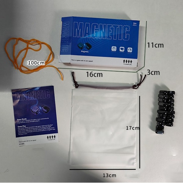 MH-Kluster – Magnettitaitopeli – Magneettiset kivet – Juhlapeli