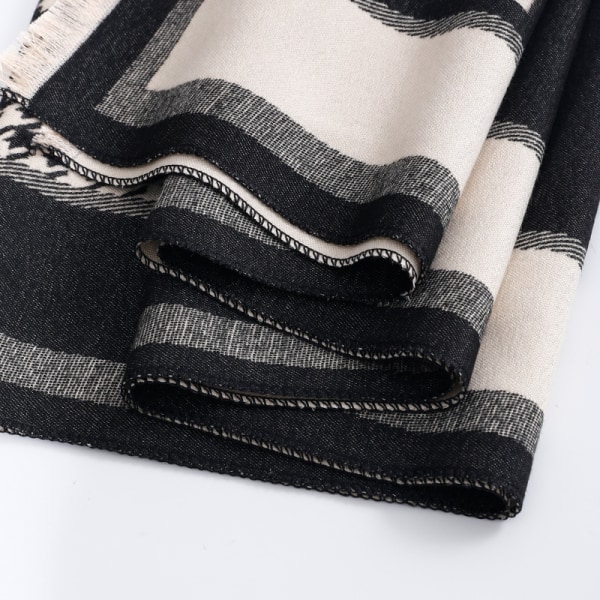 (A)Plaid scarf women winter 2022 new ladies shawl wool cashmere s