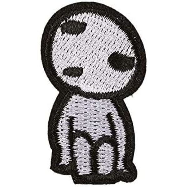 Sy eller stryke på lapper, 5 stk stryke-lapper Alien for barneklær, søte broderte applikasjonslapper for jeans, lapper f