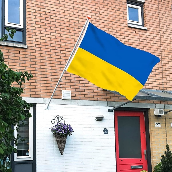 Ukrainan lippu - Ukrainan lippu elävät värit ja UV-kestävä