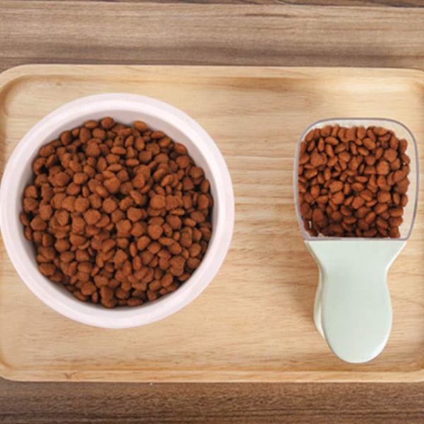 （Pink）Hundefoder-ske Pet Food Scoop Kattefoder-ske Hundeske Pet Food Shovel Hundefoder-ske